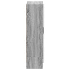 Bücherschrank Grau Sonoma 82,5x30,5x115 cm Holzwerkstoff