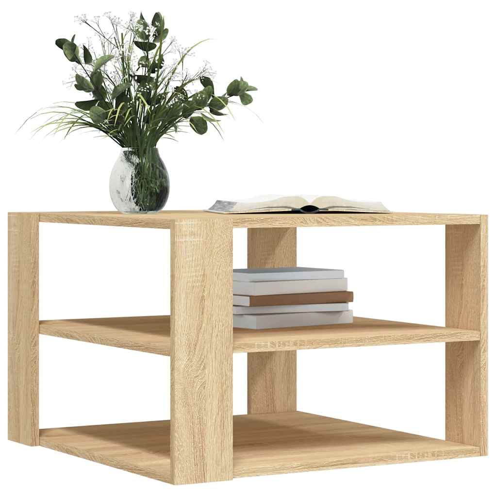 Couchtisch Sonoma-Eiche 58x58x40 cm Holzwerkstoff