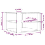 Couchtisch Sonoma-Eiche 58x58x40 cm Holzwerkstoff