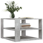 Couchtisch Betongrau 58x58x40 cm Holzwerkstoff