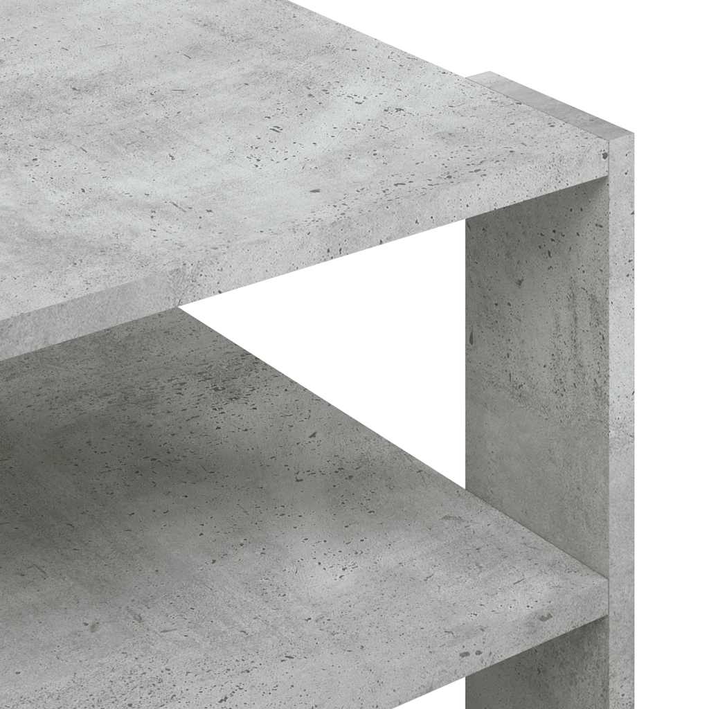 Couchtisch Betongrau 58x58x40 cm Holzwerkstoff
