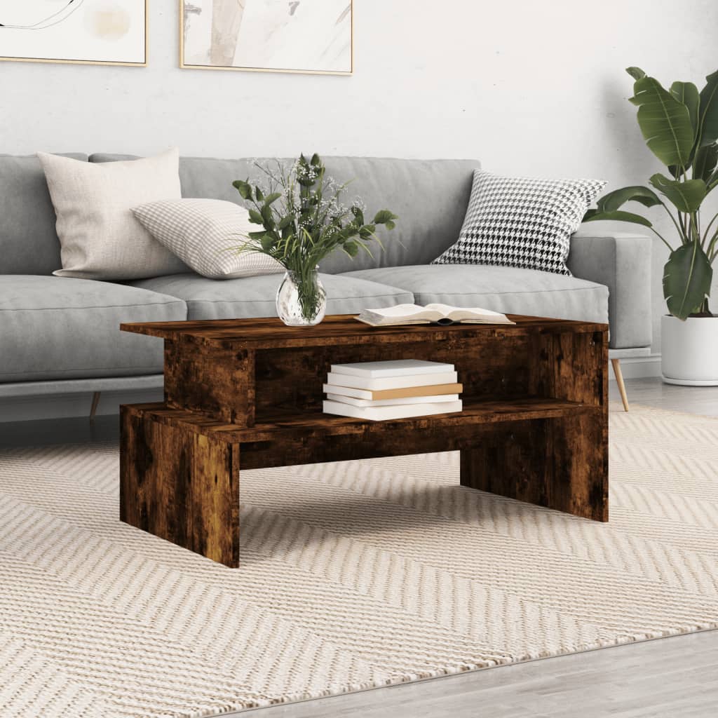 Couchtisch Räuchereiche 90x55x42,5 cm Holzwerkstoff