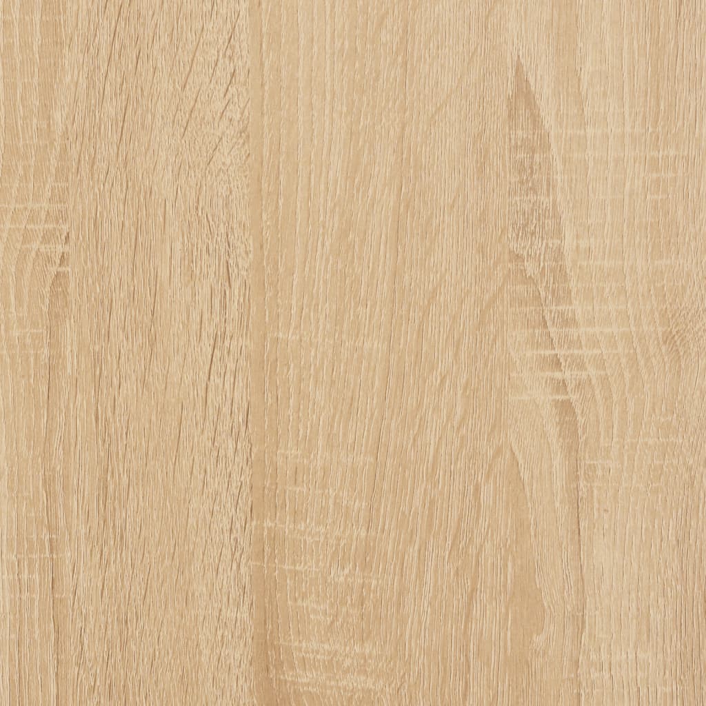 Bücherregal Sonoma Eiche 100x32x170 cm Holzwerkstoff und Eisen
