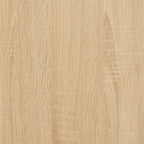 Bücherregal Sonoma-Eiche 80x30x78,5 cm Holzwerkstoff und Eisen