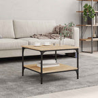 Couchtisch Sonoma-Eiche 55x55x40 cm Holzwerkstoff