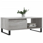 Couchtisch Grau Sonoma 90x50x36,5 cm Holzwerkstoff
