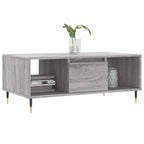 Couchtisch Grau Sonoma 90x50x36,5 cm Holzwerkstoff