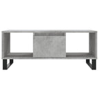 Couchtisch Betongrau 90x50x36,5 cm Holzwerkstoff