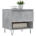Couchtische 2 Stk. Betongrau 50x46x50 cm Holzwerkstoff