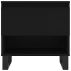 Couchtisch Schwarz 50x46x50 cm Holzwerkstoff