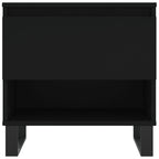 Couchtische 2 Stk. Schwarz 50x46x50 cm Holzwerkstoff