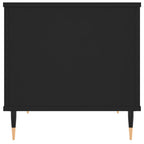 Couchtisch Schwarz 60x44,5x45 cm Holzwerkstoff
