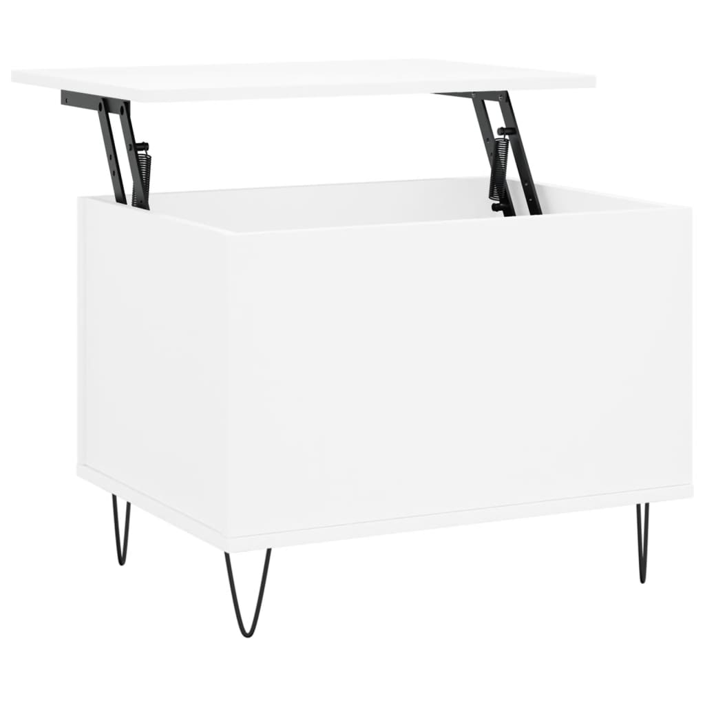 Couchtisch Weiß 60x44,5x45 cm Holzwerkstoff