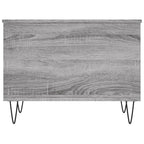 Couchtisch Grau Sonoma 60x44,5x45 cm Holzwerkstoff
