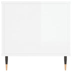 Couchtisch Hochglanz-Weiß 90x44,5x45 cm Holzwerkstoff