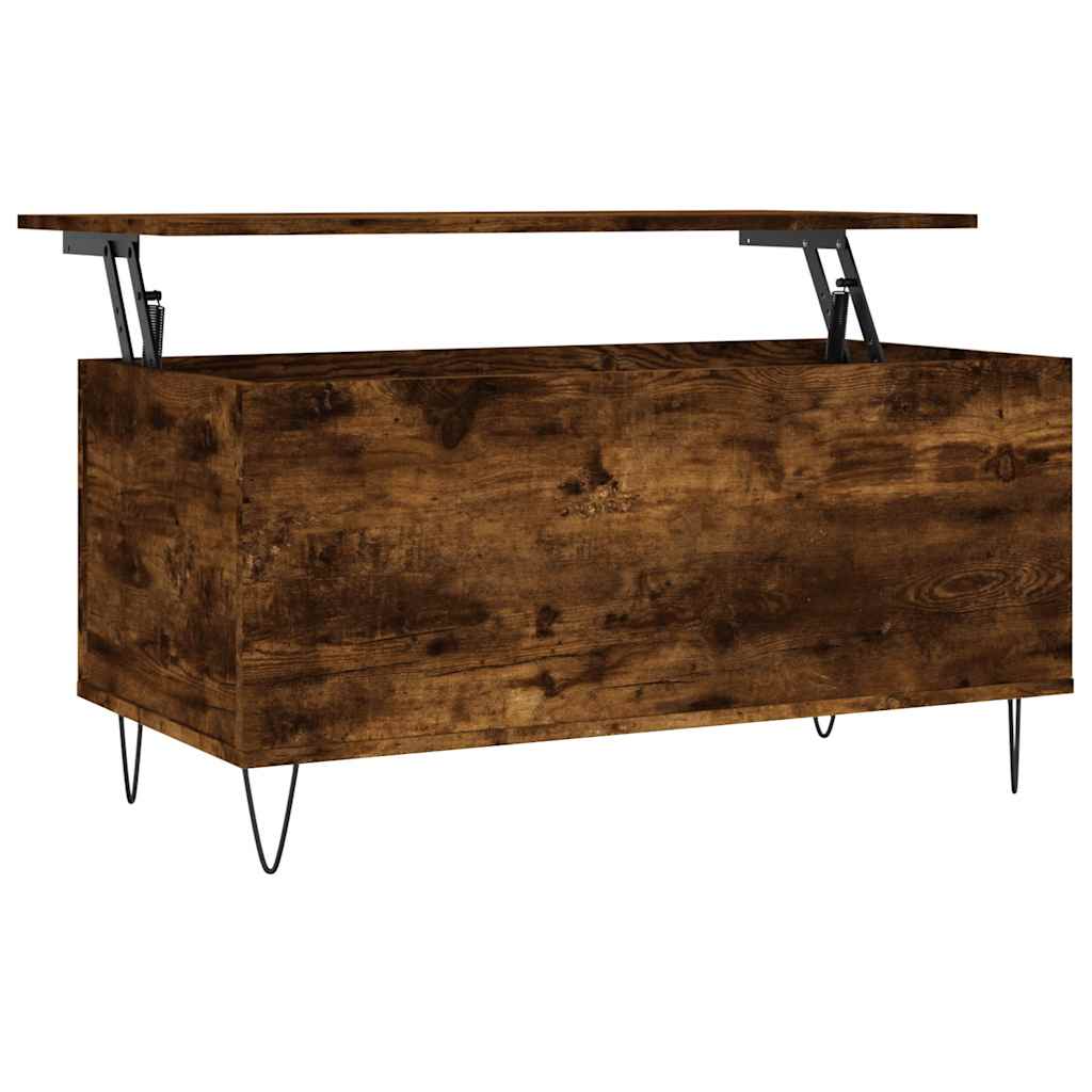 Couchtisch Räuchereiche 90x44,5x45 cm Holzwerkstoff