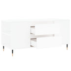 Couchtisch Weiß 102x44,5x50 cm Holzwerkstoff