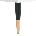 Couchtisch Weiß 90x49x45 cm Holzwerkstoff