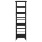 Bücherregal Schwarz 50x33x117,5 cm Holzwerkstoff