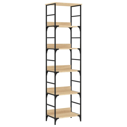 Bücherregal Sonoma-Eiche 50 x 33 x 188,5 cm Holzwerkstoff