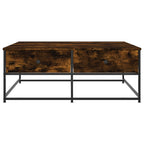 Couchtisch Räuchereiche 100x99x40 cm Holzwerkstoff