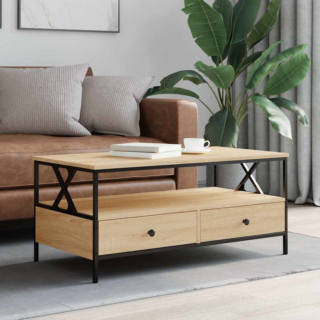 Couchtisch Sonoma-Eiche 100x51x45 cm Holzwerkstoff