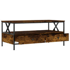 Couchtisch Räuchereiche 100x51x45 cm Holzwerkstoff