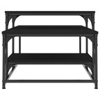 Couchtisch Schwarz 102x60x45 cm Holzwerkstoff
