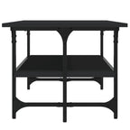 Couchtisch Schwarz 100x50x40 cm Holzwerkstoff