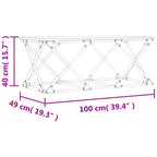 Couchtisch Sonoma-Eiche 100x49x40 cm Holzwerkstoff