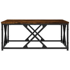 Couchtisch Räuchereiche 70x70x30 cm Holzwerkstoff