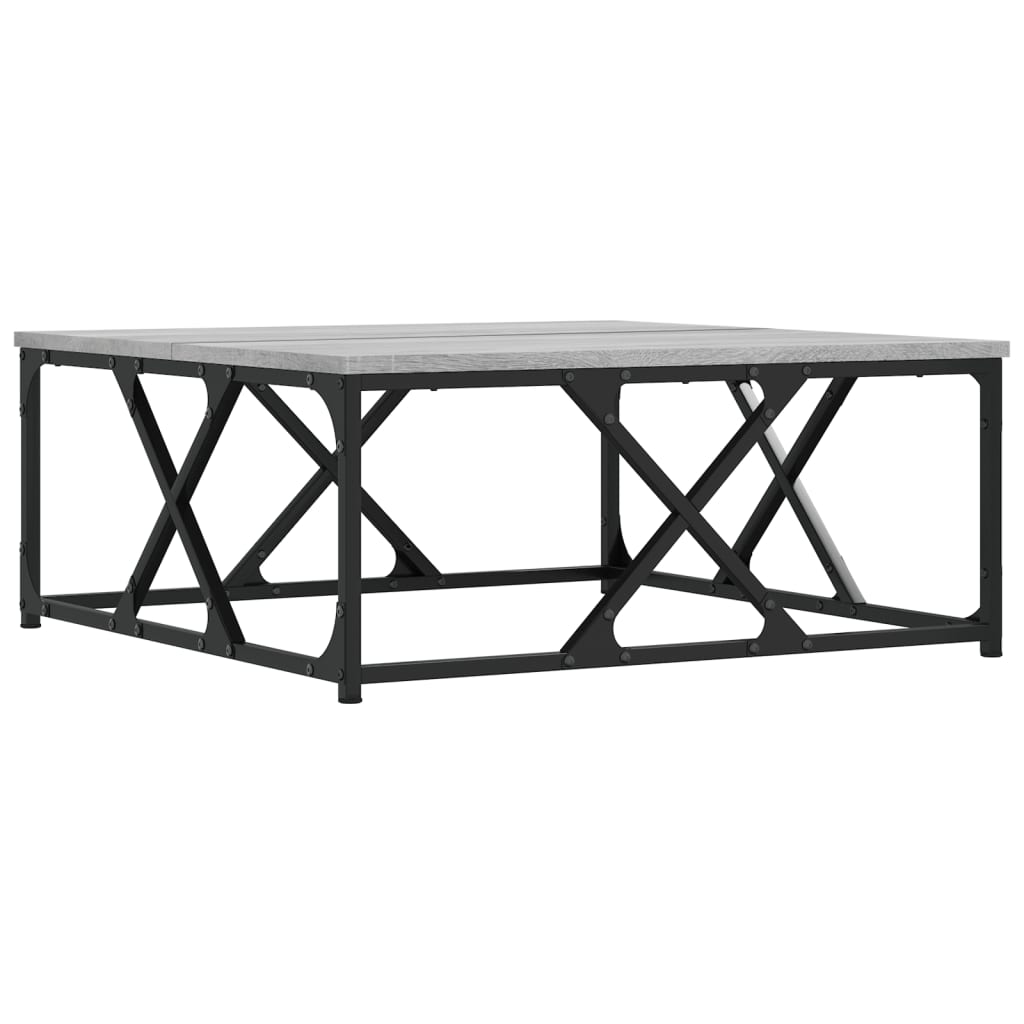 Couchtisch Grau Sonoma 70x70x30 cm Holzwerkstoff