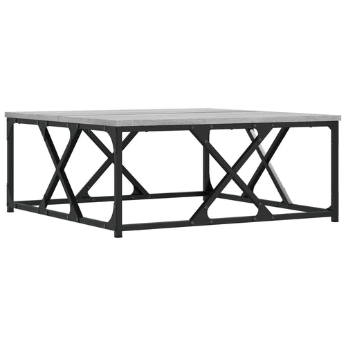 Couchtisch Grau Sonoma 70x70x30 cm Holzwerkstoff