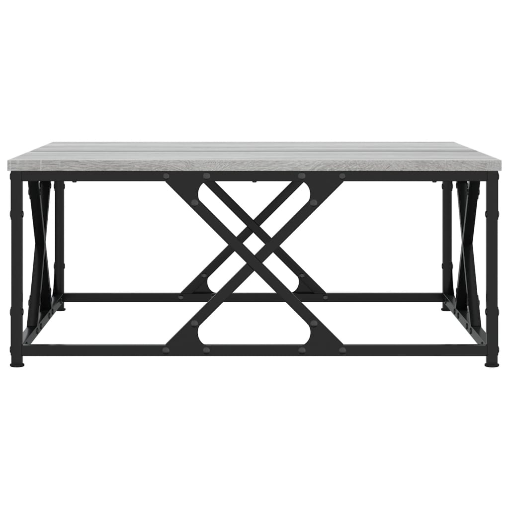 Couchtisch Grau Sonoma 70x70x30 cm Holzwerkstoff