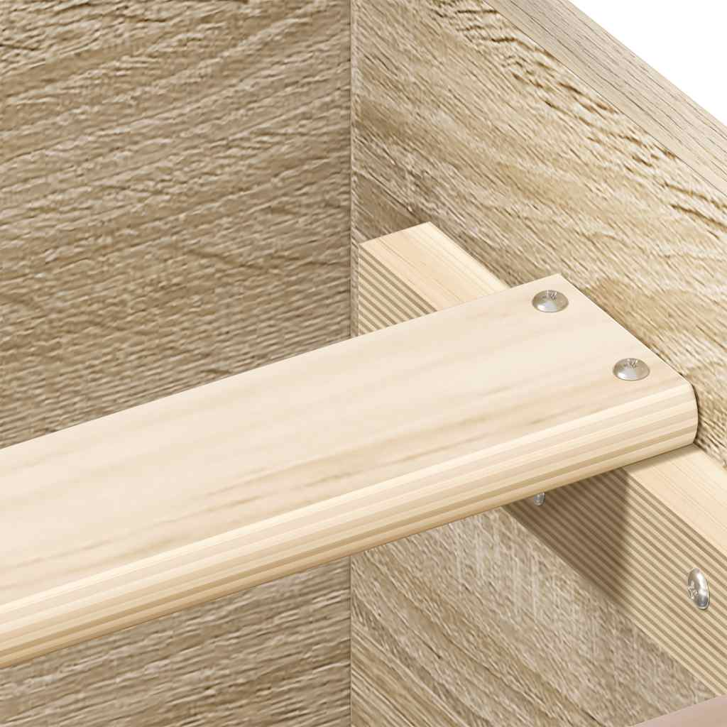 Bettgestell ohne Matratze Sonoma-Eiche 90x200 cm Holzwerkstoff