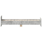 Bettgestell Betongrau 90x200 cm Holzwerkstoff