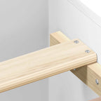 Bettgestell Weiß 100x200 cm Holzwerkstoff