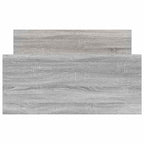 Bettgestell Grau Sonoma 100x200 cm Holzwerkstoff