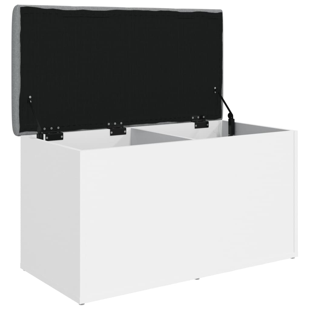 Aufbewahrungsbank Weiß 82 x 42 x 45 cm Holzwerkstoff
