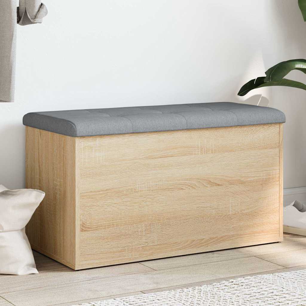 Aufbewahrungsbank Sonoma-Eiche 82 x 42 x 45 cm Holzwerkstoff