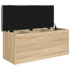 Aufbewahrungsbank Sonoma-Eiche 102 x 42 x 45 cm Holzwerkstoff
