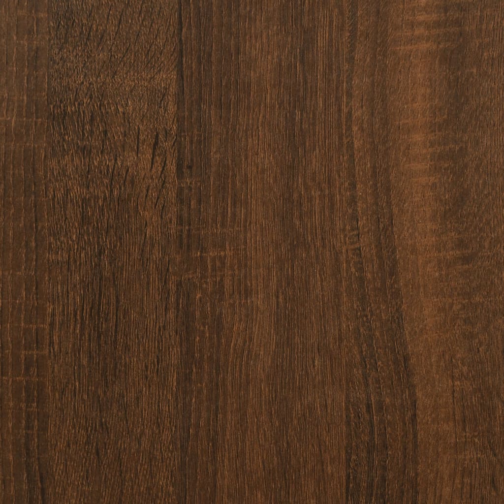 Sitzbank mit Stauraum Braun Eichen-Optik 62x42x46 cm