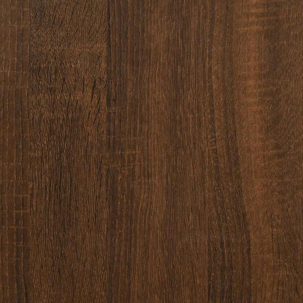 Schuhbank Braun Eichen-Optik 102x32x45 cm Holzwerkstoff