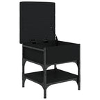 Schuhbank Schwarz 42x42x45 cm Holzwerkstoff
