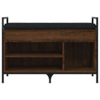 Schuhbank Braun Eichen-Optik 85,5x32x57,5 cm Holzwerkstoff