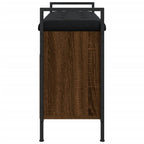 Schuhbank Braun Eichen-Optik 85,5x32x57,5 cm Holzwerkstoff