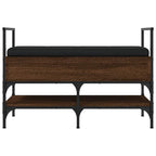 Schuhbank Braun Eichen-Optik 85,5x42x57,5 cm Holzwerkstoff
