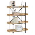 Bücherregal 4 Böden Sonoma-Eiche 100x33x145,5 cm Holzwerkstoff