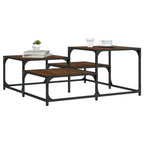 Couchtisch Braun Eichen-Optik 87,5x87,5x40 cm Holzwerkstoff