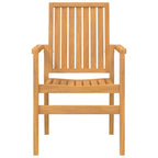 7-tlg. Garten-Essgruppe Massivholz Teak